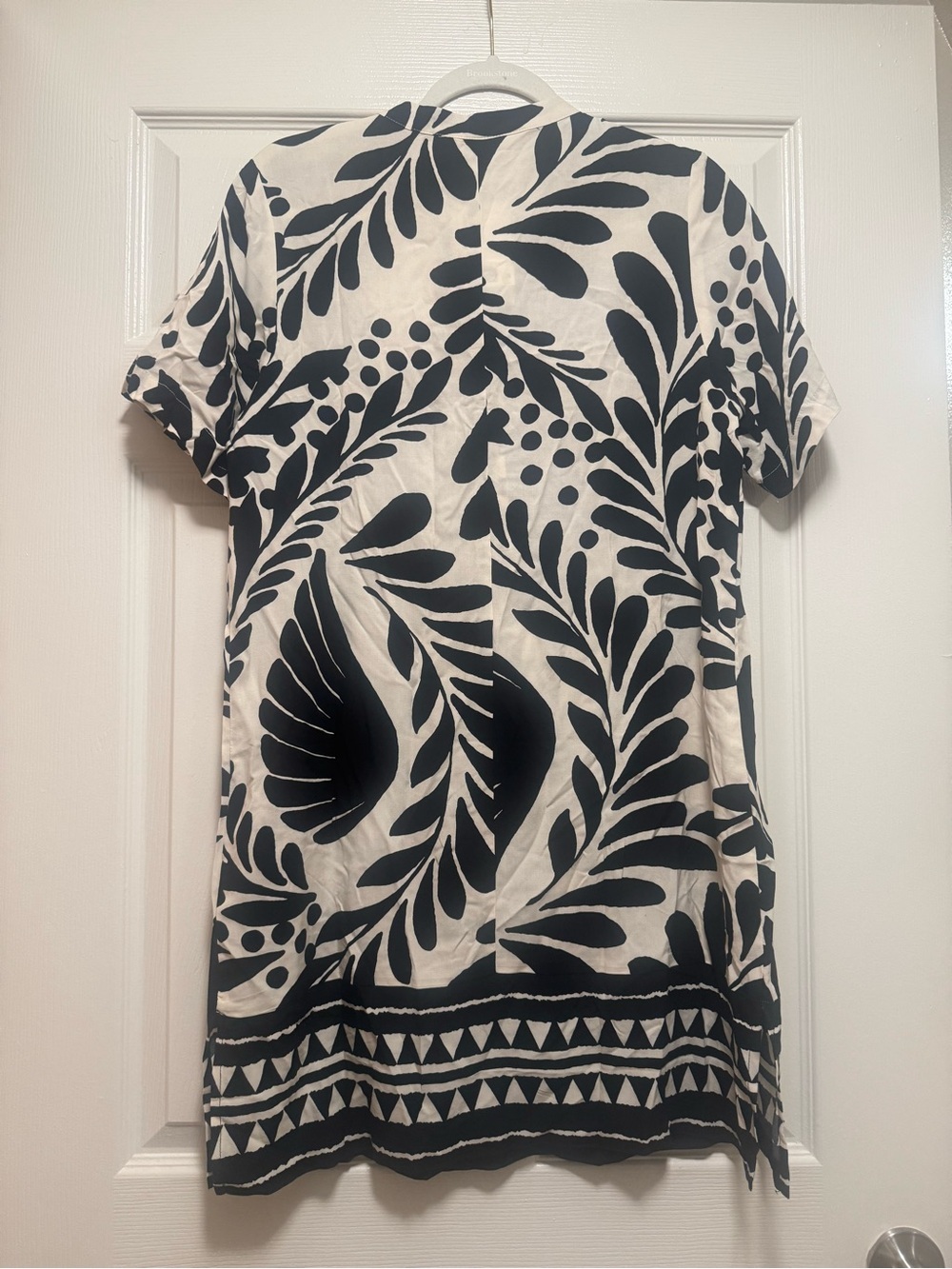 H&M Black and White Patterned Tunic Dress - Picture 6 of 13